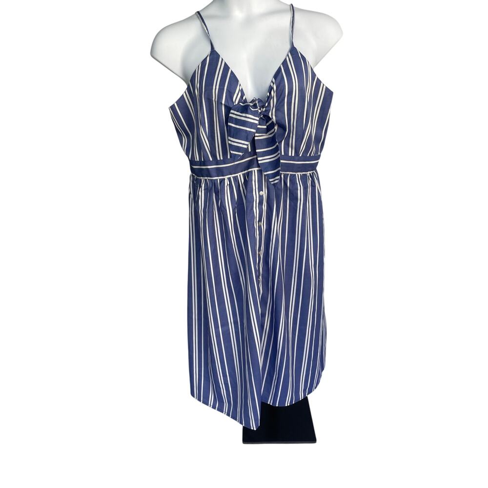 STYLE HOUSE BOUTIQUE, PLUS 3X SUNDRESS, BLUE AND WHITE, BOW